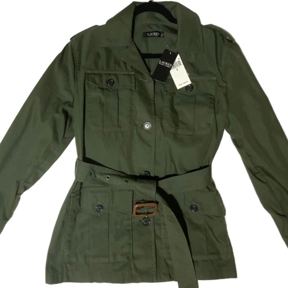 NWT Ralph Lauren Short Belted Trench - Picture 4 of 14